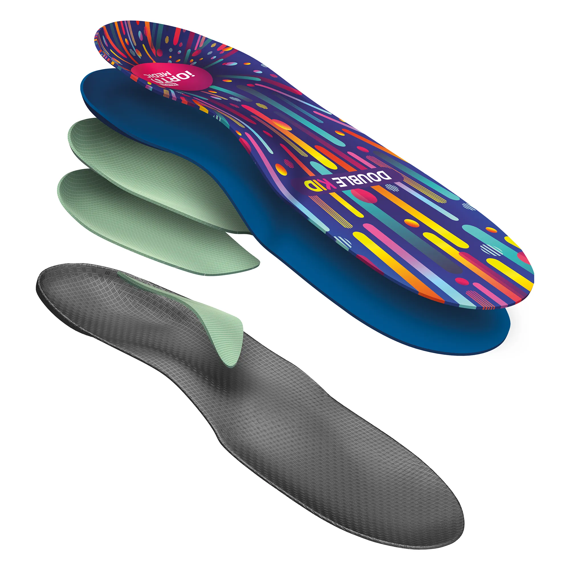 MAZBIT DOUBLE KID wkładki ortopedyczne dla dzieci na koślawe ustawienie pięty
