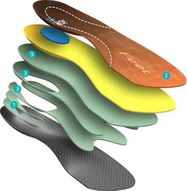 MAZBIT FEET 2/3 wkładki ortopedyczne na koślawe ustawienie piety rozwarstwienie