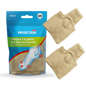 Haluks Cover Plus MS520 opaska z klinem i osłoną na haluks