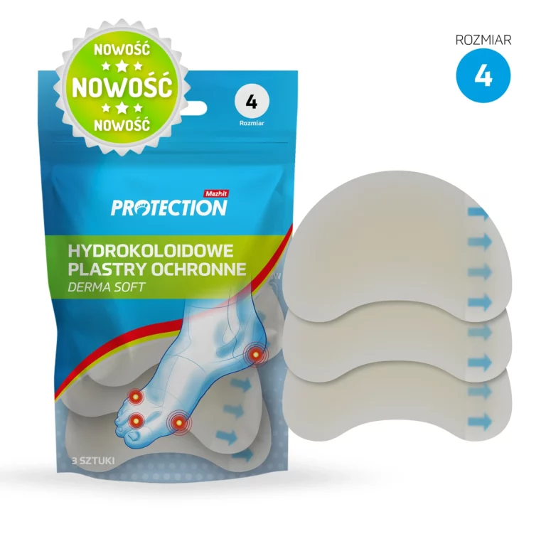 MAZBIT DERMA SOFT hydrokoloidowe plastry ochronne na otarcia odciski